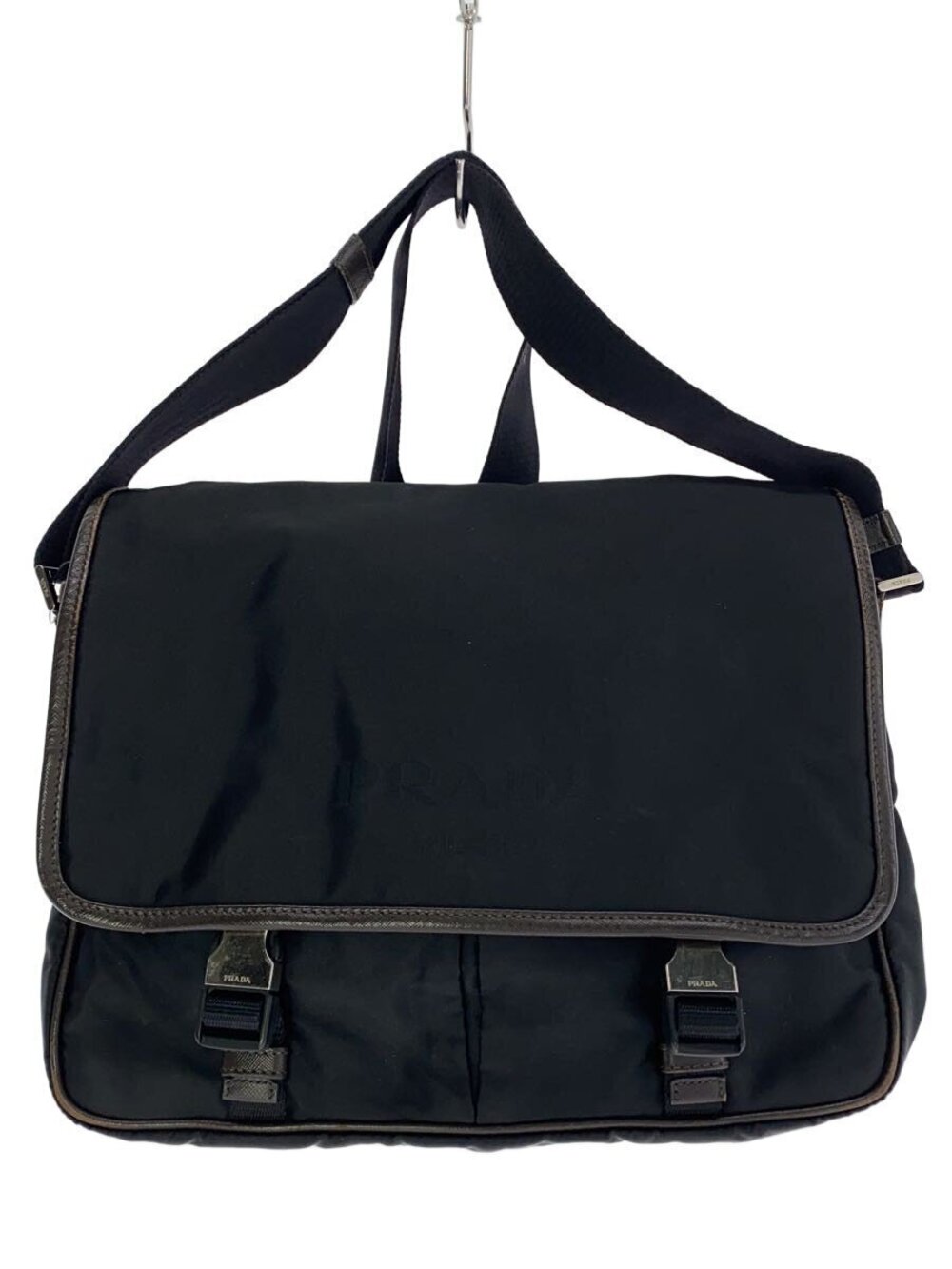 Prada Shoulder Bag Claw Black
